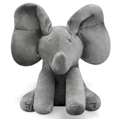 Peekaboo Singing Elephant – Cuddly Fun & Gentle Entertainment-All Grey-1