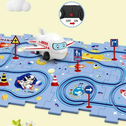 PuzzleRacer – Creative Race Track Set for Kids