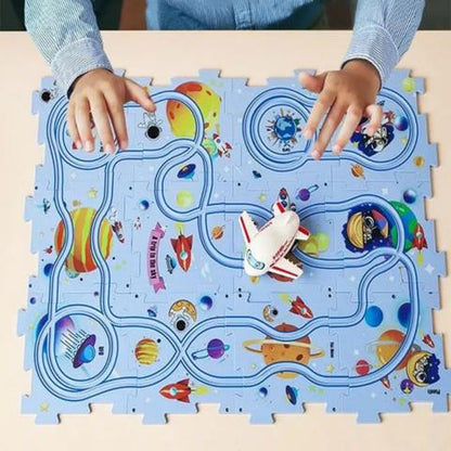 PuzzleRacer – Creative Race Track Set for Kids-8