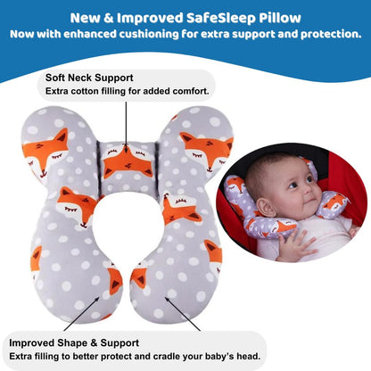 SafeSleep Baby Pillow for Flat Head Prevention