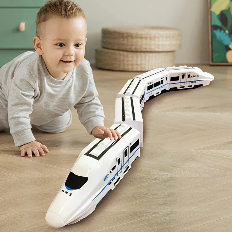 Chain Linked Train Toy – Build & Pull Sets for Little Aussies