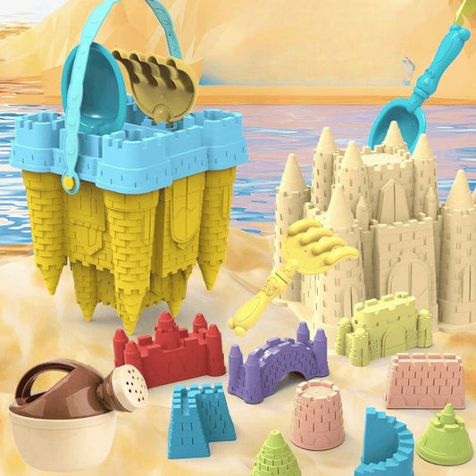 Children’s Sandpit Play Set with Bright Bucket & Tools