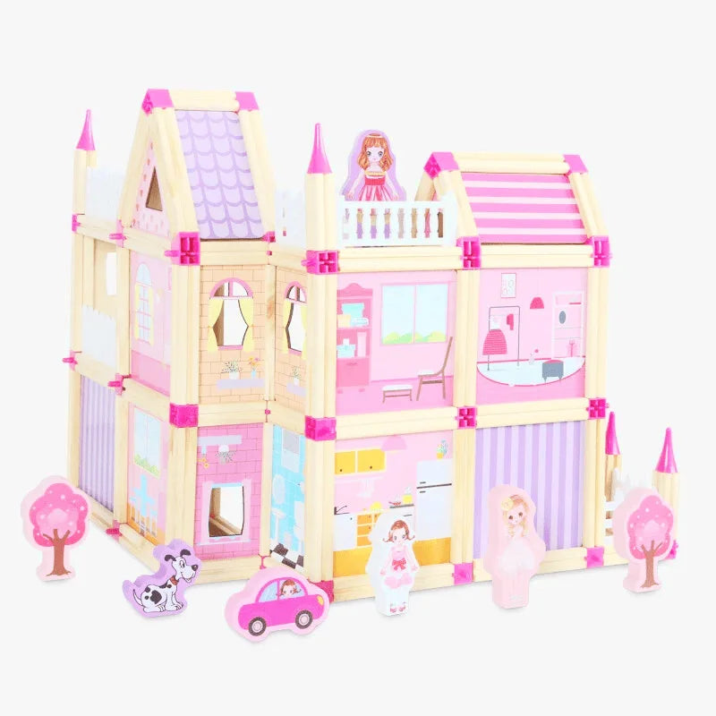 ConstructoPlay™ Magnetic Wooden Blocks – Creative Play for Curious Kids