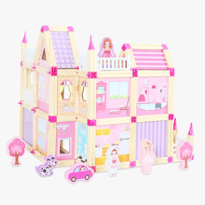 ConstructoPlay™ Magnetic Wooden Blocks – Creative Play for Curious Kids