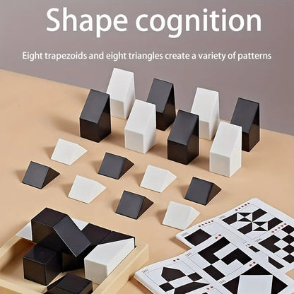 Pocket Logic Puzzle – Two-Tone Brain Game for Travel Fun AU