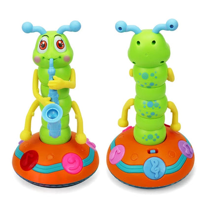 Dancing Saxophone Caterpillar – Light-Up Musical Toy for Aussie Toddlers