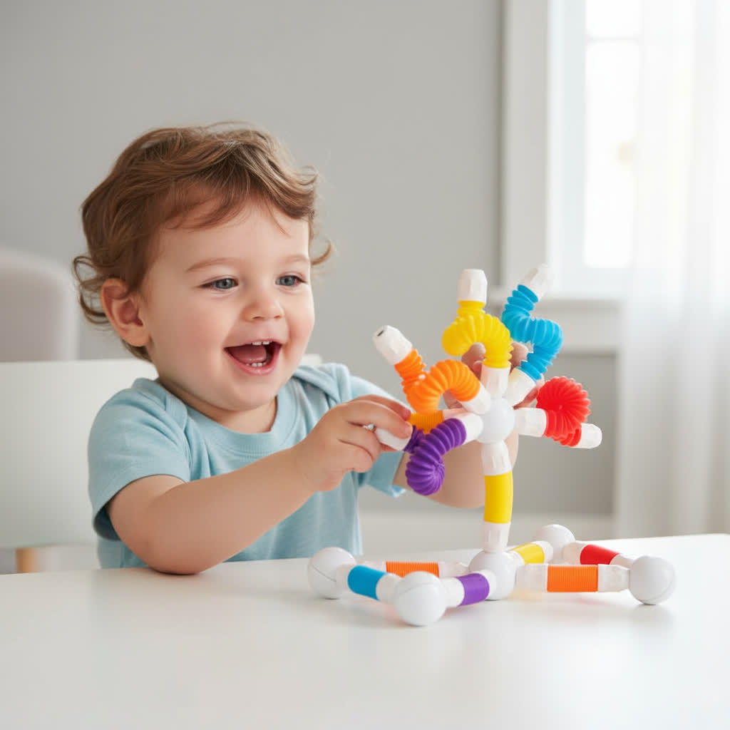 Montessori Magnetic Building Blocks – Flexible Learning Toy for Aussie Kids