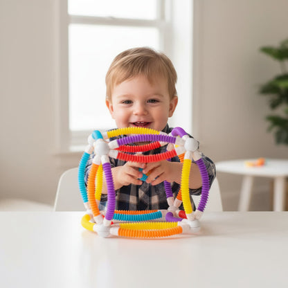 Montessori Magnetic Building Blocks – Flexible Learning Toy for Aussie Kids