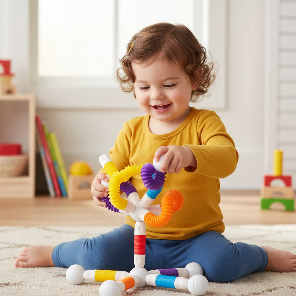 Montessori Magnetic Building Blocks – Flexible Learning Toy for Aussie Kids