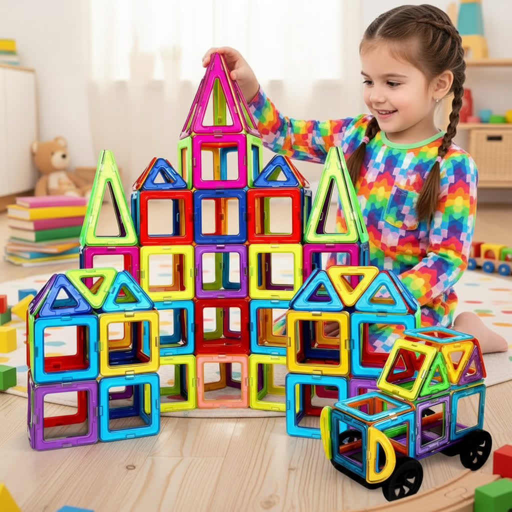Magnetic Building Blocks – Educational Toy for Aussie Kids