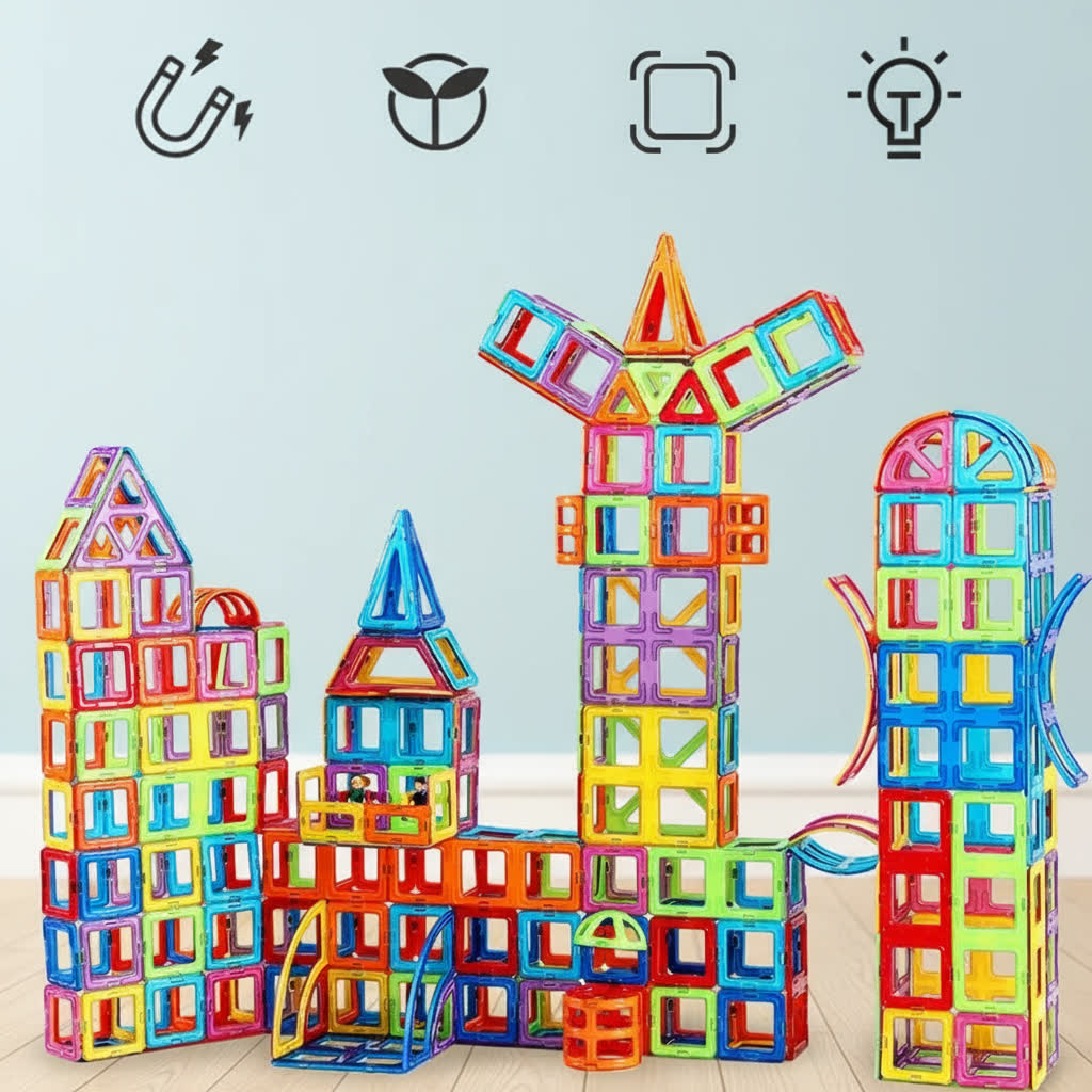 Magnetic Building Blocks – Educational Toy for Aussie Kids