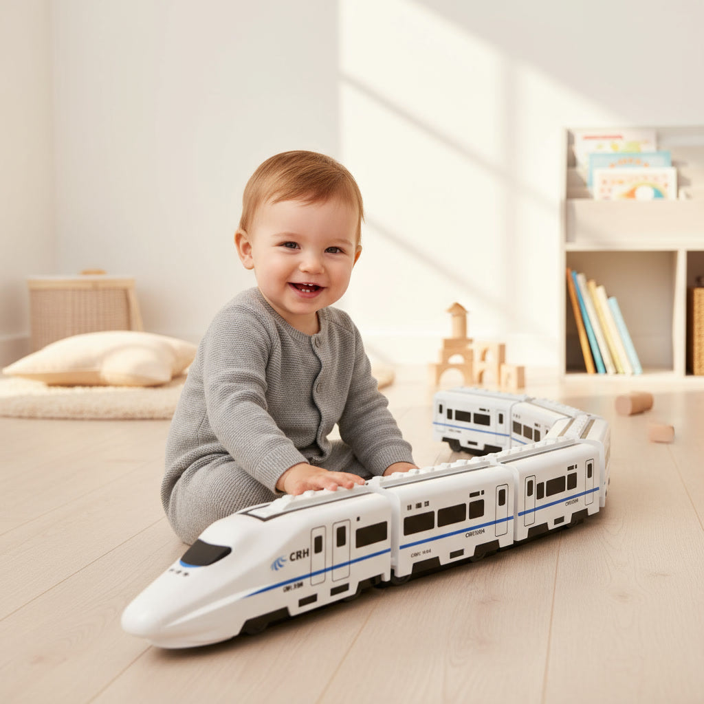 Chain Linked Train Toy – Build & Pull Sets for Little Aussies