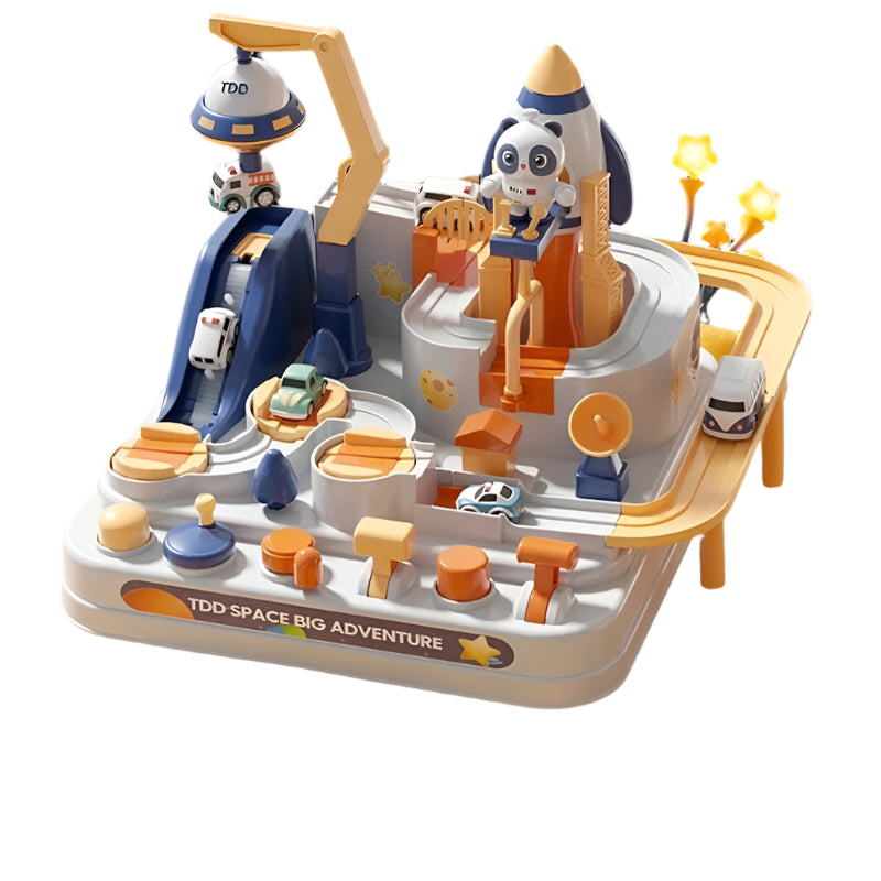 Montessori Race Track – Educational Car Playset for Aussie Kids