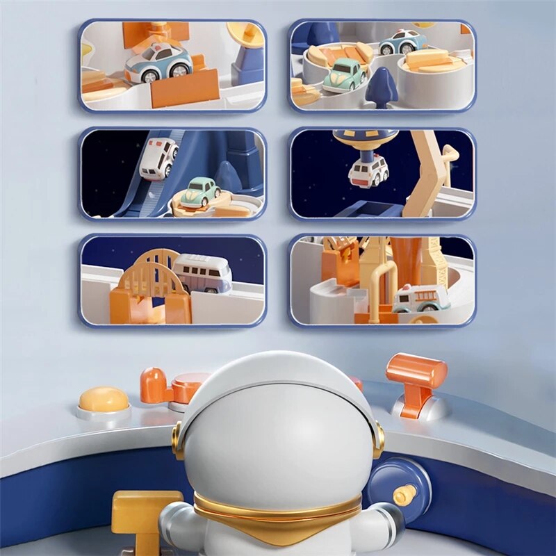 Montessori Race Track – Educational Car Playset for Aussie Kids